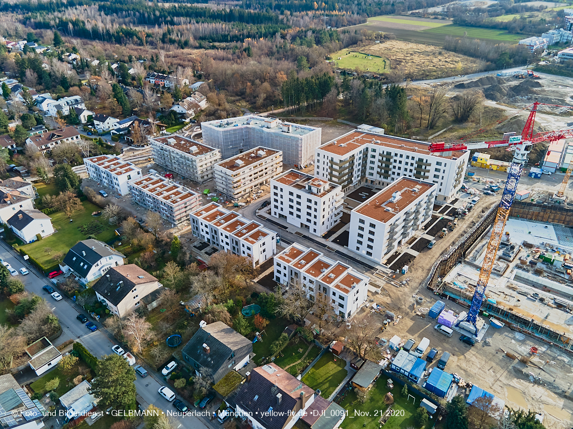 21.11.2020 - Piederstrorfer Gelände und Alexisquartier in Neuperlach in München